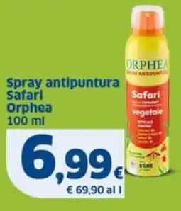 Sigma Orphea Spray antipuntura Safari offerta