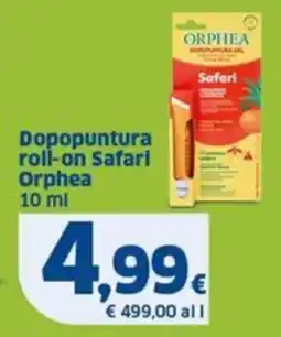 Sigma Orphea Dopopuntura roll-on Safari offerta