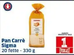 Sigma Sigma Pan Carrè offerta