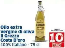 Sigma Costa D'oro Olio extra vergine di oliva Il Grezzo offerta