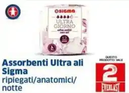 Sigma Sigma Assorbenti Ultra ali offerta