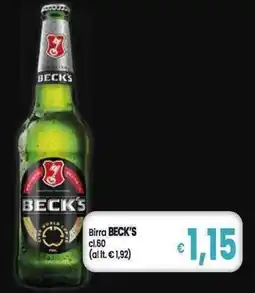 Famila Superstore Beck's birra offerta