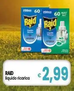 Famila Superstore Raid liquido ricarica offerta