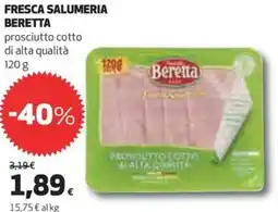 Coop Beretta fresca salumeria offerta