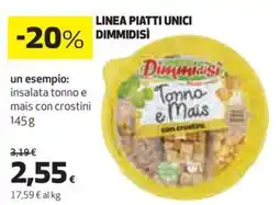 Coop Dimmidisì linea piatti unici offerta