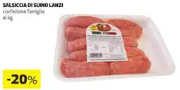 Coop Salsiccia di suino lanzi offerta