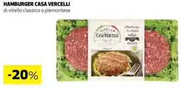 Coop Hamburger casa vercelli offerta