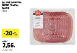 Coop Salame golfetta buono come al banco offerta