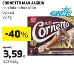 Coop Algida cornetto max offerta