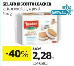 Coop Loacker gelato biscotto offerta