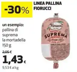 Coop Fiorucci linea pallina offerta