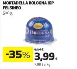 Coop Felsineo mortadella bologna igp offerta