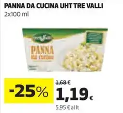 Coop Panna da cucina uht tre valli offerta