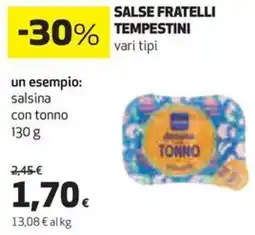 Coop Salse fratelli tempestini offerta