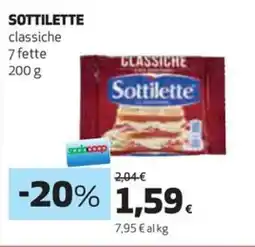 Coop Sottilette classiche 7 fette offerta