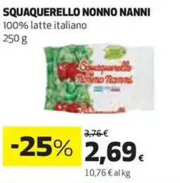 Coop Nonno nanni squaquerello offerta