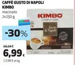 Coop Kimbo caffè gusto di napoli offerta