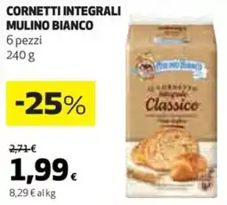 Coop Mulino bianco cornetti integrali offerta