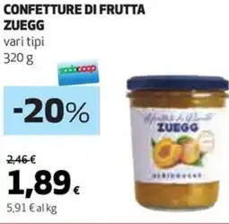 Coop Zuegg confetture di frutta offerta