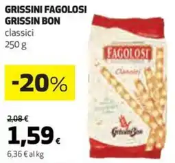 Coop Grissin bon grissini fagolosi offerta