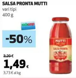 Coop Mutti salsa pronta offerta