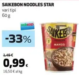 Coop Star saikebon noodles offerta