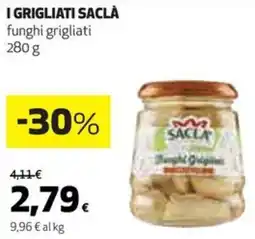 Coop Saclà i grigliati offerta