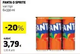 Fanta o sprite vari tipi