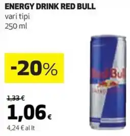 Coop Red bull energy drink offerta
