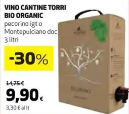 Coop Bio organic vino cantine torri offerta