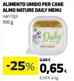 Coop Alimento umido per cane almo nature daily menu offerta