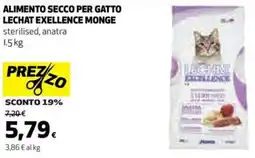 Coop Alimento secco per gatto lechat exellence monge offerta