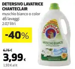 Coop Chanteclair detersivo lavatrice offerta