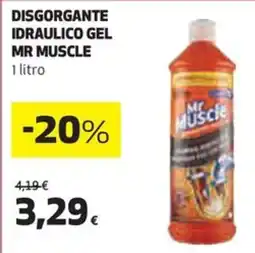 Coop Mr muscle disgorgante idraulico gel offerta