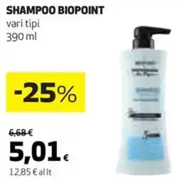 Coop Biopoint shampoo offerta