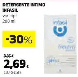 Coop Infasil detergente intimo offerta