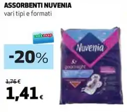 Coop Assorbenti nuvenia vari tipi offerta