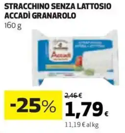 Coop Granarolo stracchino senza lattosio accadì offerta