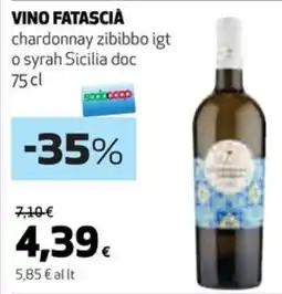 Coop Fatascia vino offerta