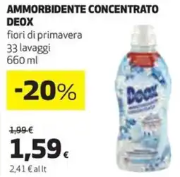 Coop Deox ammorbidente concentrato offerta