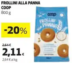Coop Coop frollini alla panna offerta