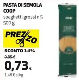 Coop Coop pasta di semola offerta
