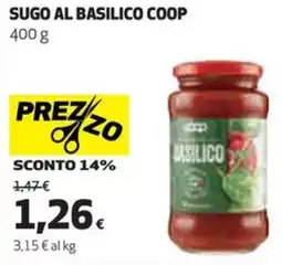 Coop Coop sugo al basilico offerta