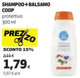 Coop Coop shampoo+balsamo offerta