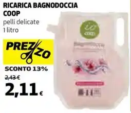 Coop Coop ricarica bagnodoccia offerta