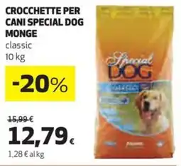 Coop Crocchette per cani special dog monge offerta