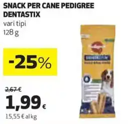 Coop Snack per cane pedigree dentastix offerta