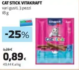 Coop Vitakraft cat stick offerta