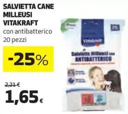 Coop Vitakraft salvietta cane milleusi offerta