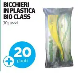 Coop Bicchieri in plastica bio class offerta